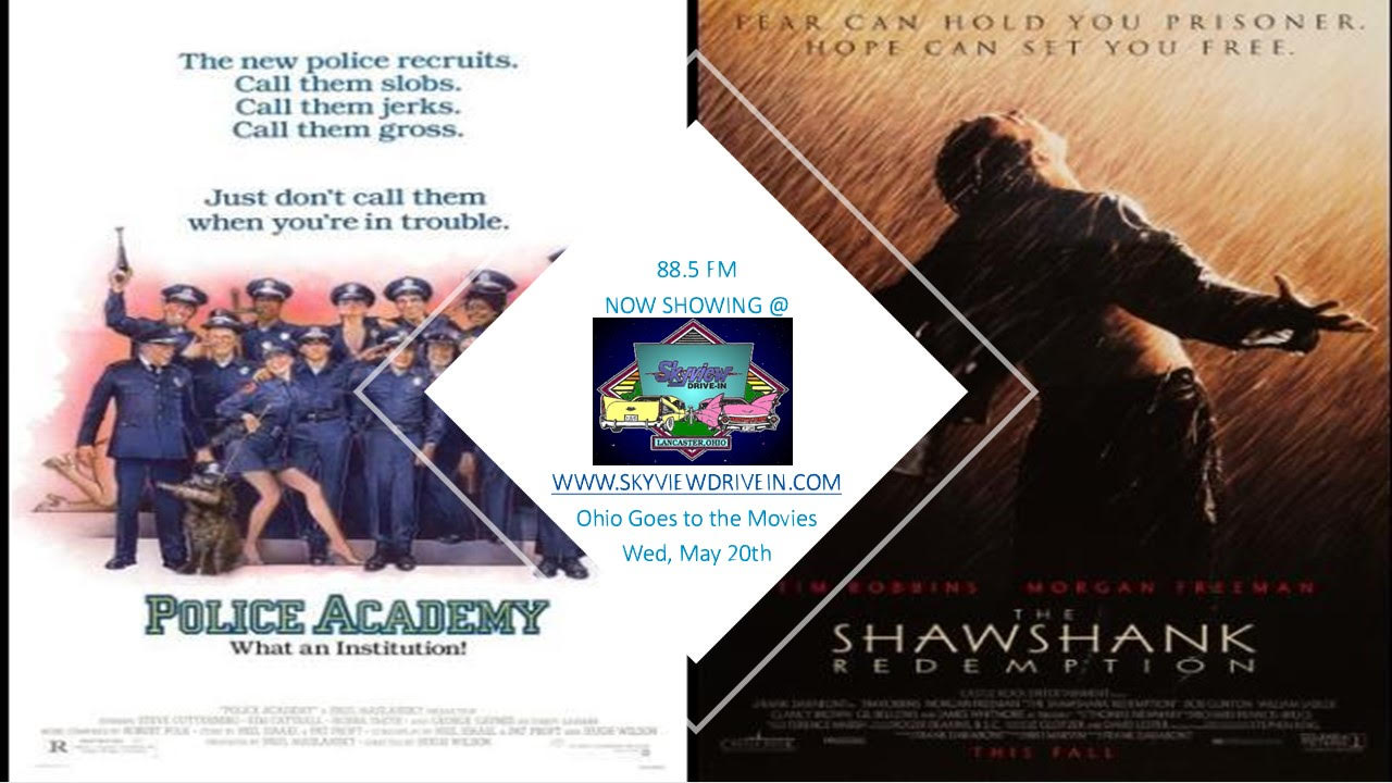 Police Academy & Shawshank Redemption Double Feature
