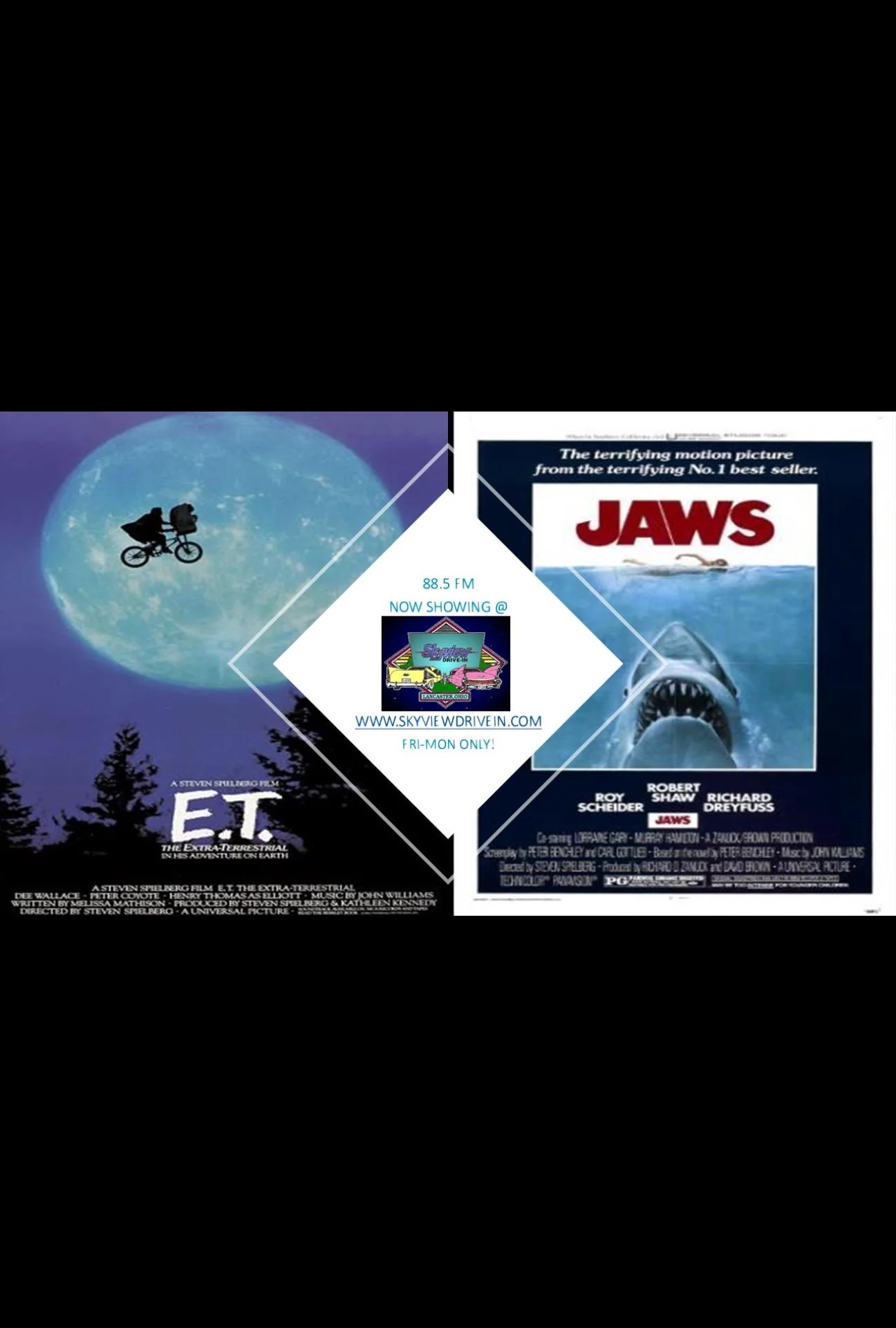 E.T. EXTRA TERRESTRIAL & JAWS 1975 SV