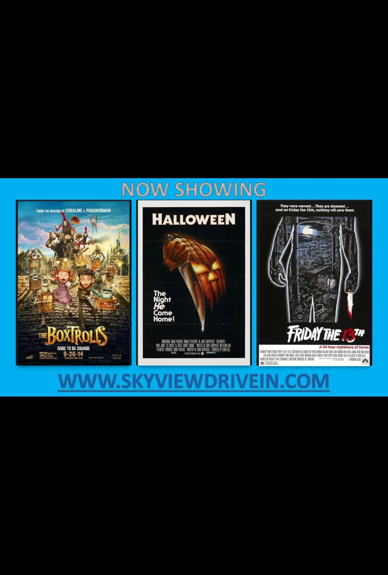 BOXTROLLS/HALLOWEEN 78/FRIDAY THE 13TH SV