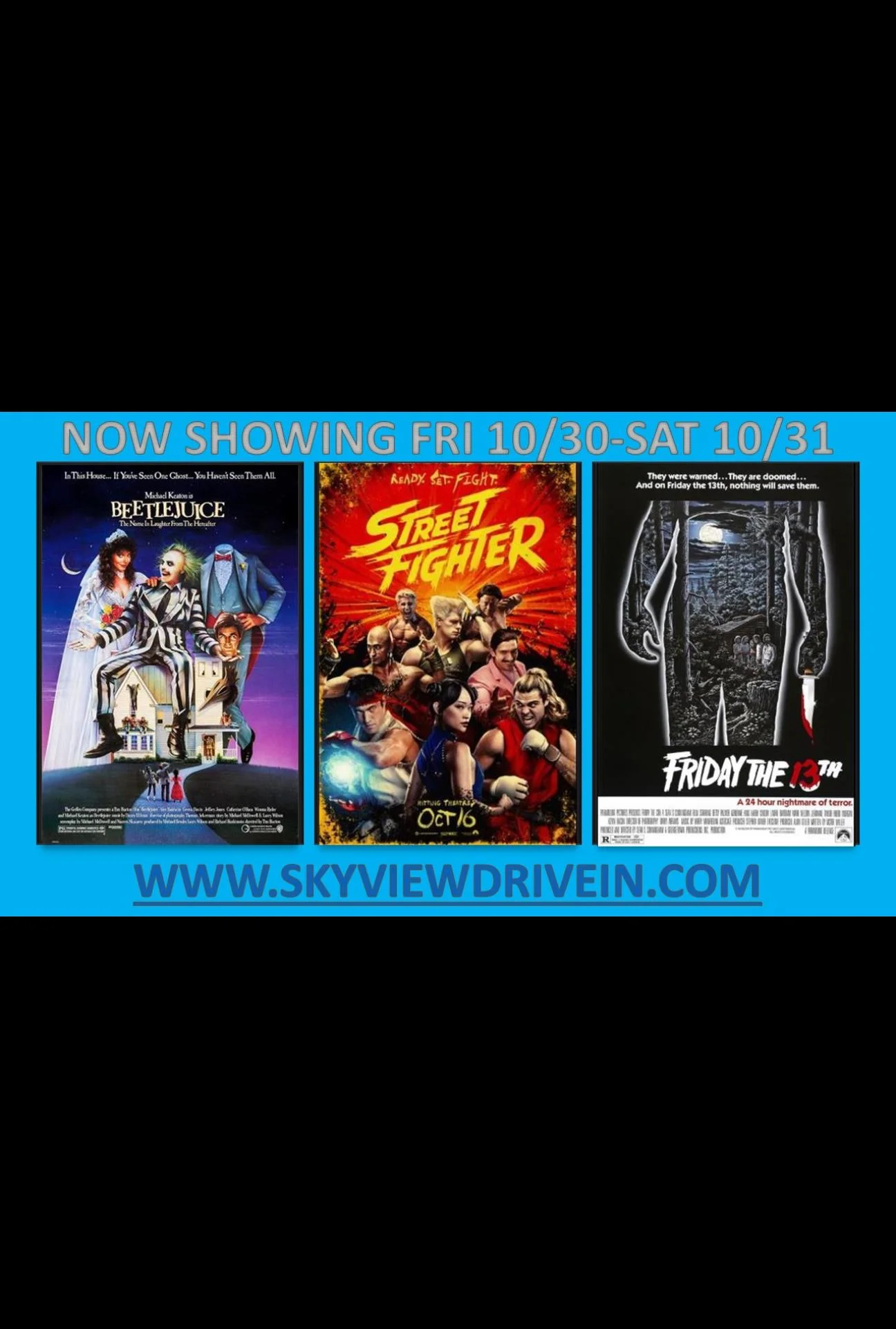 BEETLEJUICE/STREET FIGHTER/FRIDAY 13TH-SV